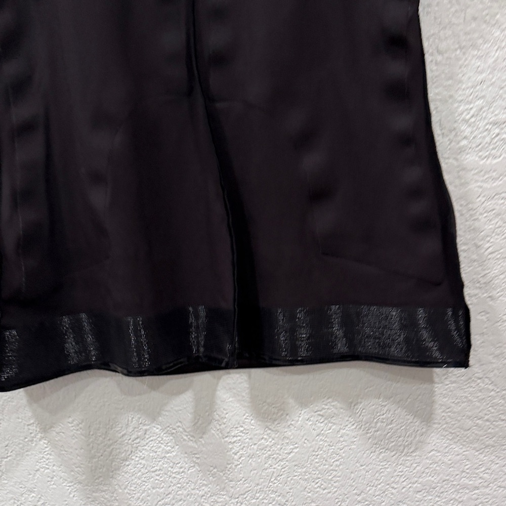 Ruby Ribbon Ultimate Black Satin Cami - Picture 6 of 9